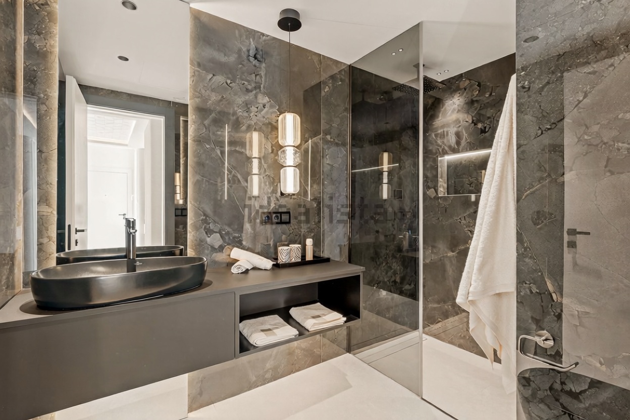 Seafront attic in Estepona — Bathroom