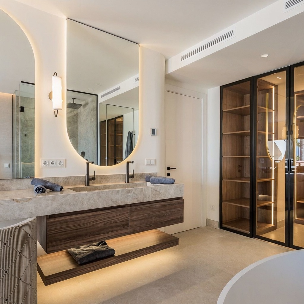 Appartement en attique en première ligne de mer à Estepona — Sanitaires