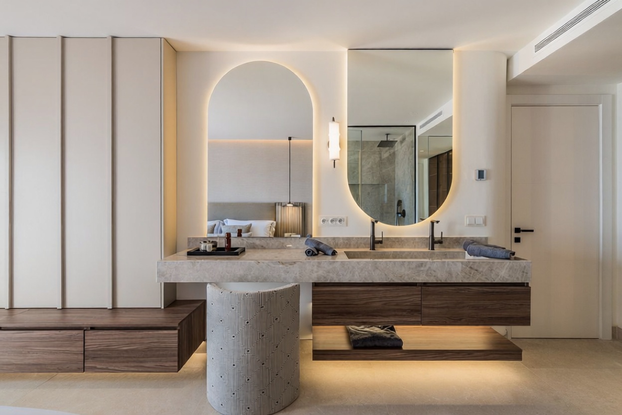 Duplex en première ligne de plage à Estepona — Sanitaires