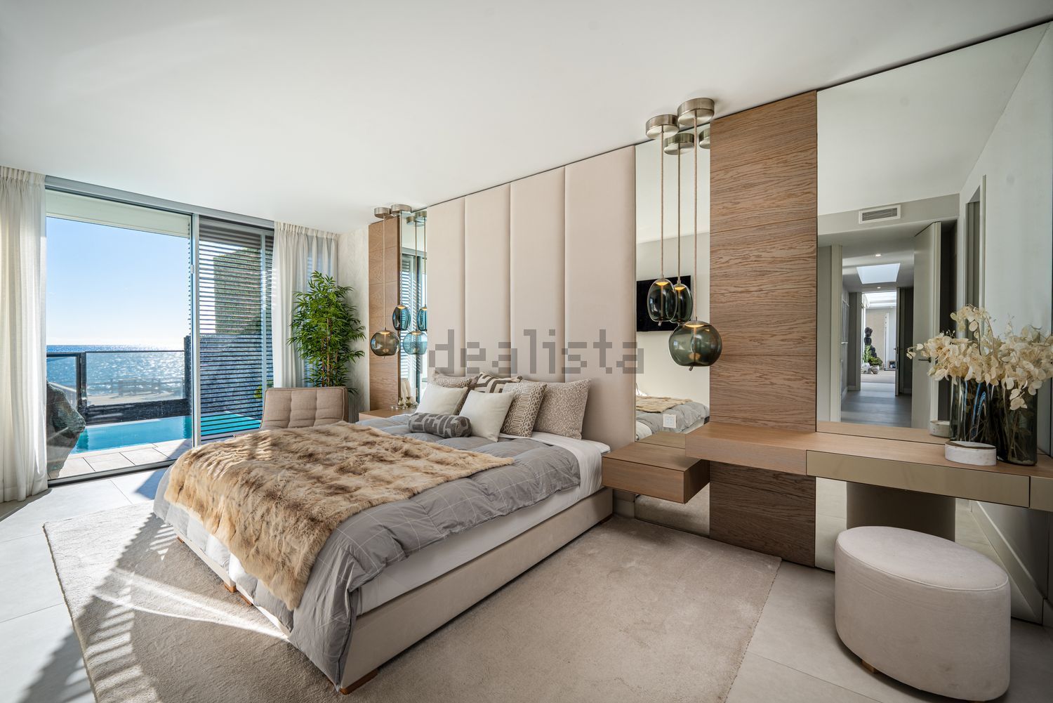 Chalet avec accès direct à la plage à Estepona — Chambre