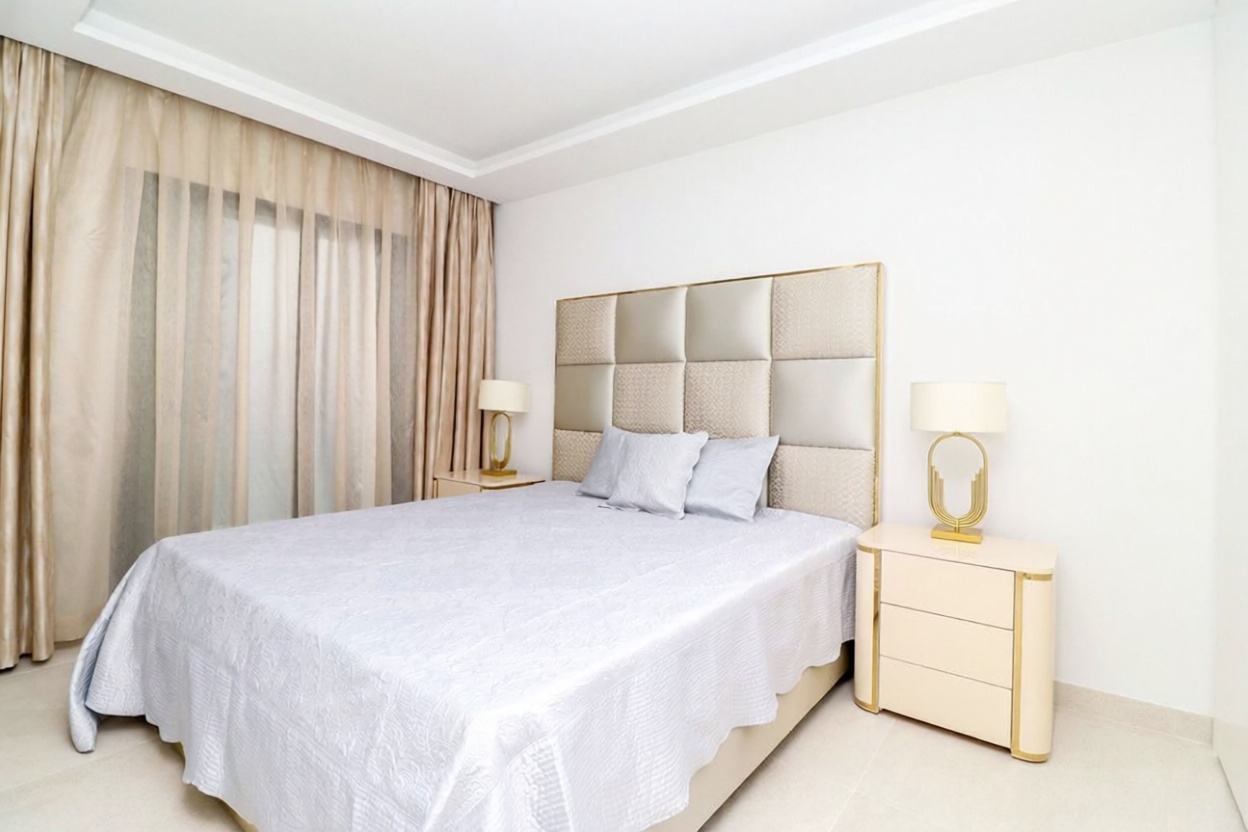 Chalet avec accès direct à la plage à Estepona — Chambre