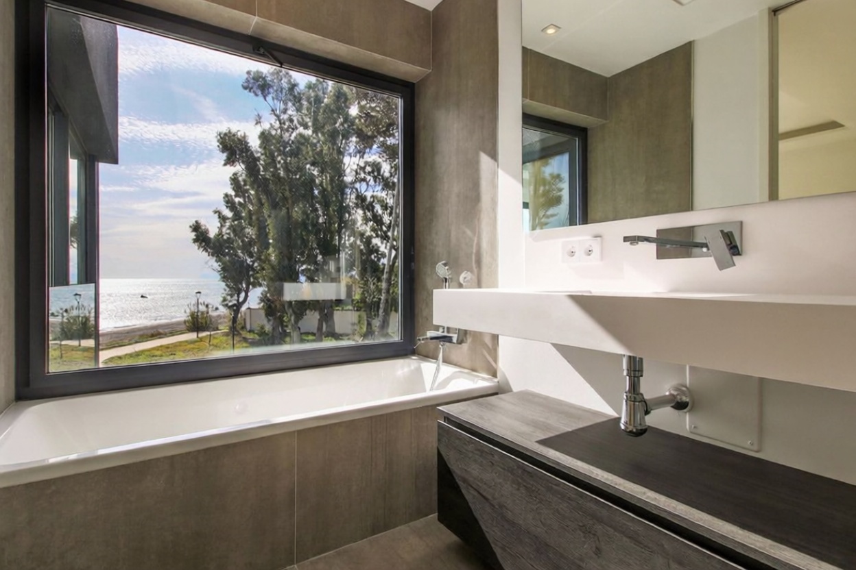 Chalet avec accès direct à la plage à Estepona — Sanitaires