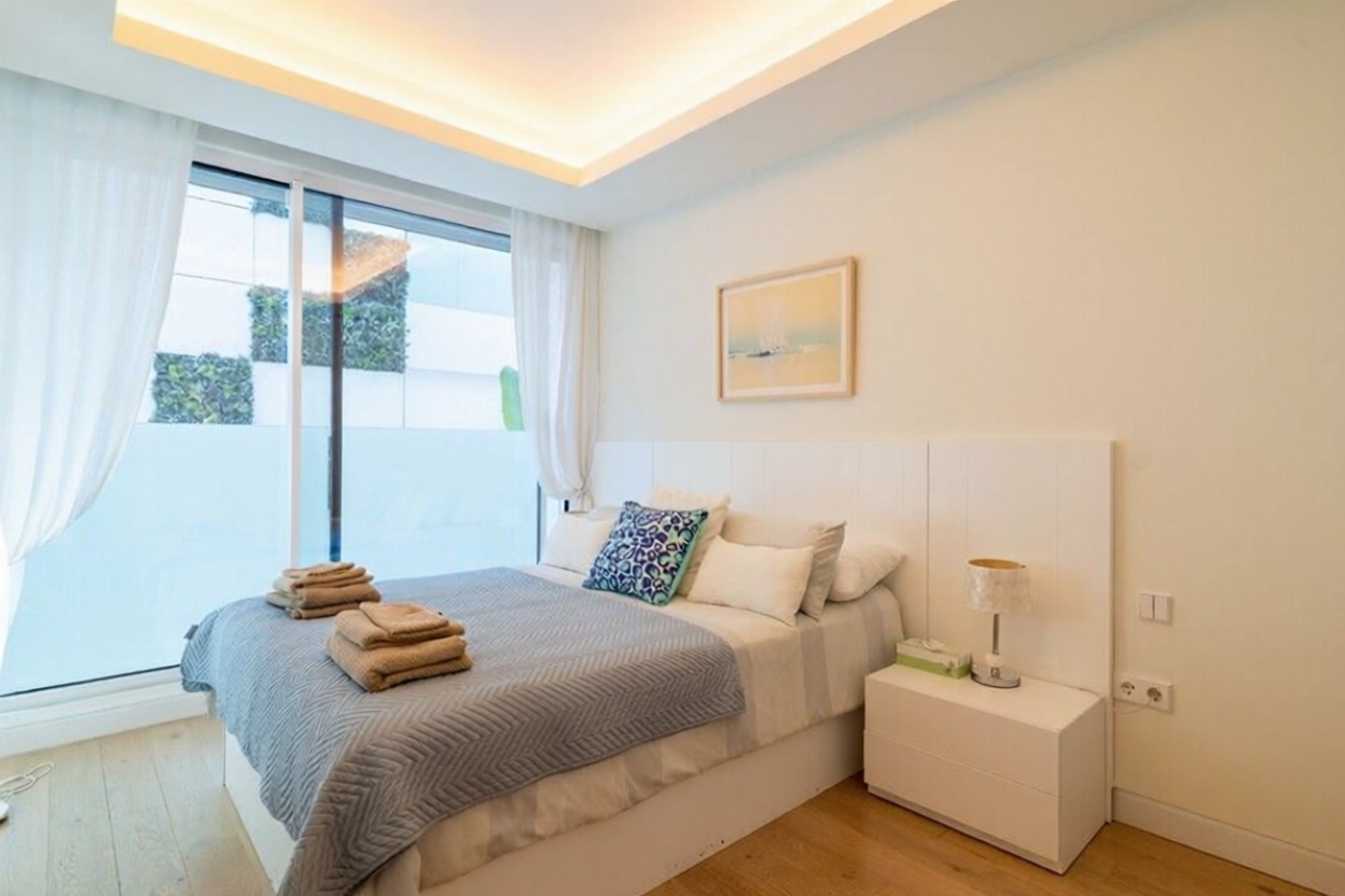 Квартира первая линия пляжа в Estepona — Спальня