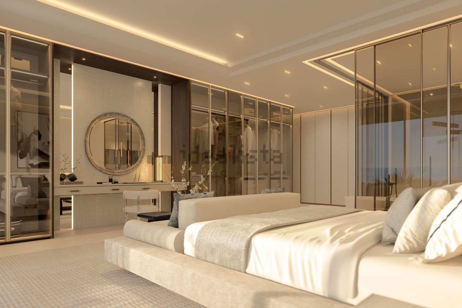 Beachfront flat in Estepona — Bedroom