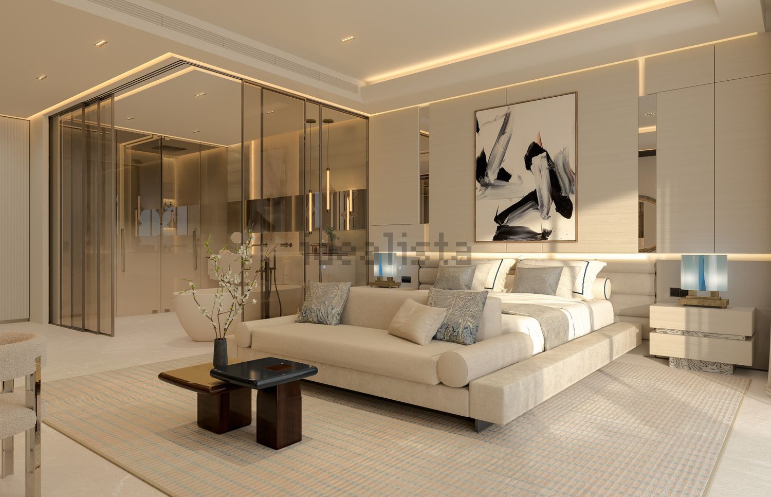 Beachfront flat in Estepona — Bedroom
