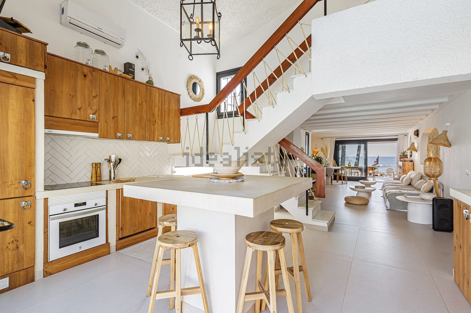 Chalet avec accès direct à la plage à Estepona — Cuisine