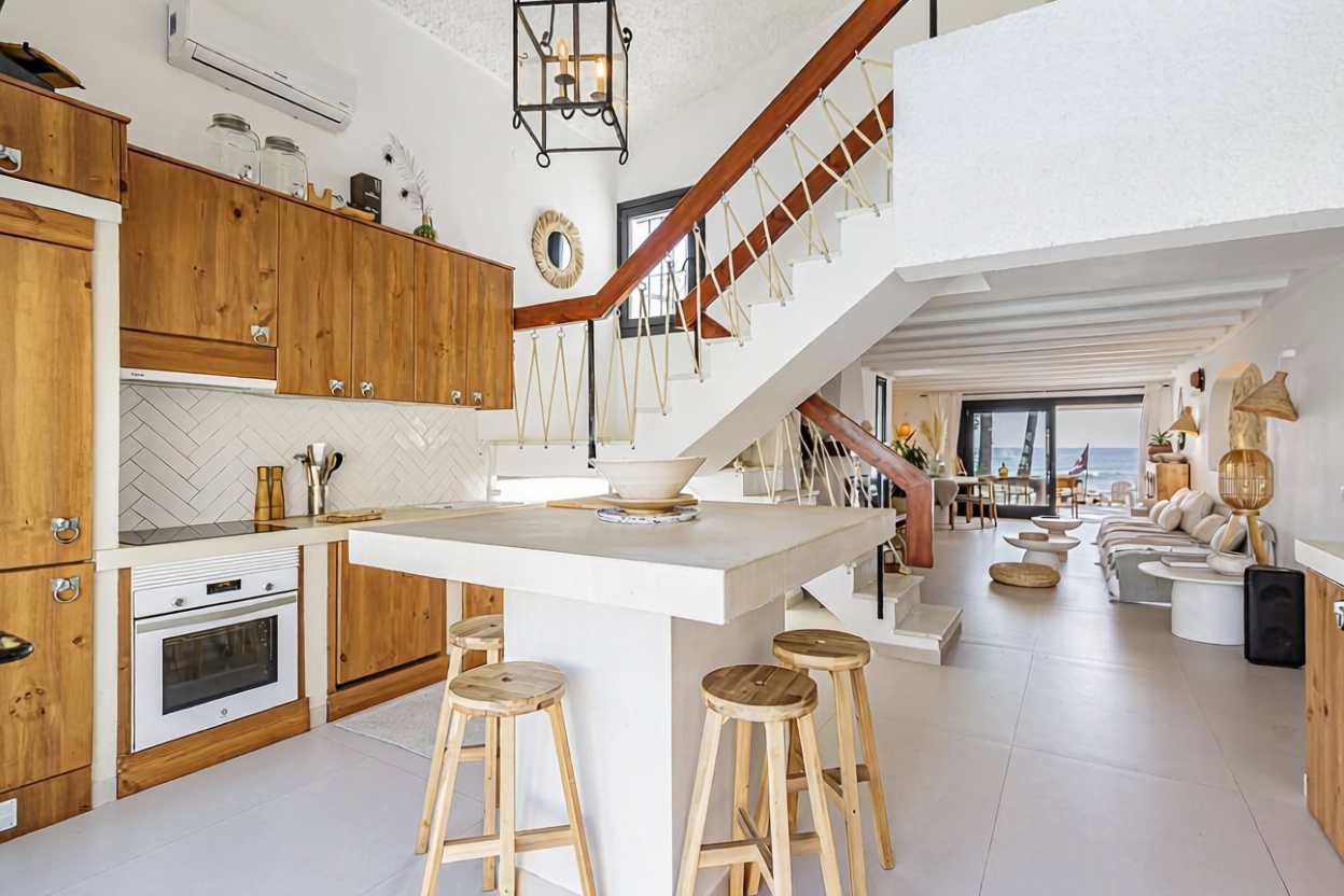 Chalet mit direkter Strandzugang in Estepona — Küche