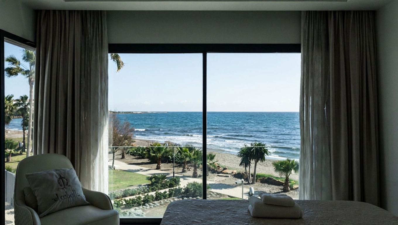 Chalet avec accès direct à la plage à Estepona — Chambre