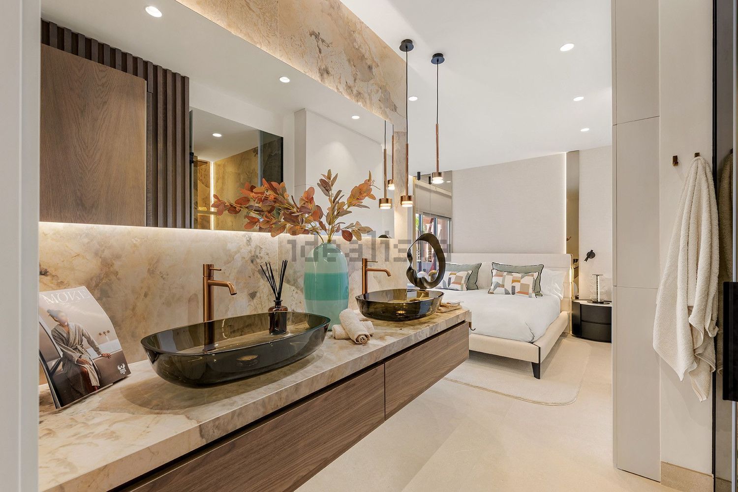 Appartement en première ligne de plage à Estepona — Sanitaires