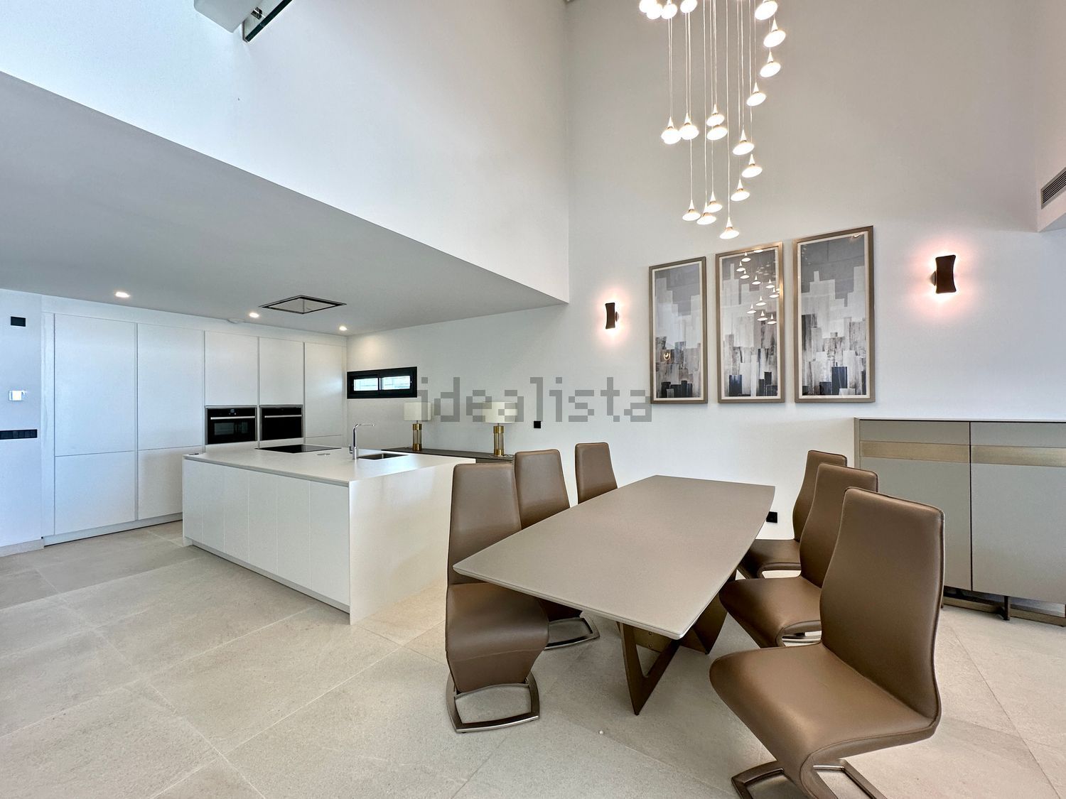 Chalet avec accès direct à la plage à Estepona — Cuisine