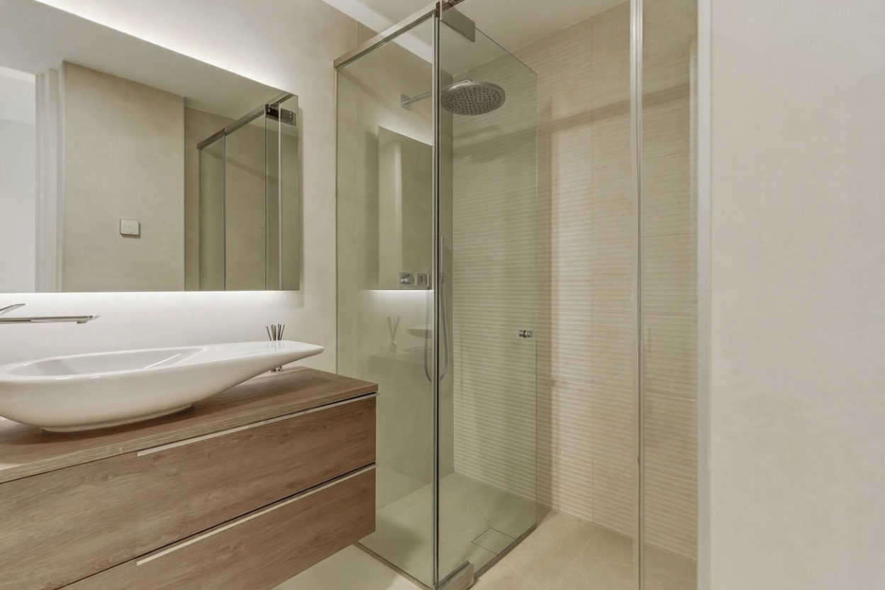 Beachfront flat in Estepona — Bathroom
