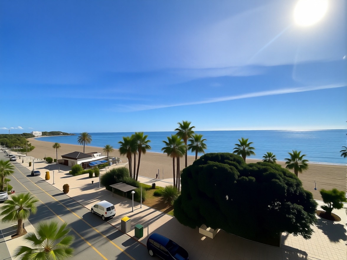 Seafront attic in Estepona — Sea view