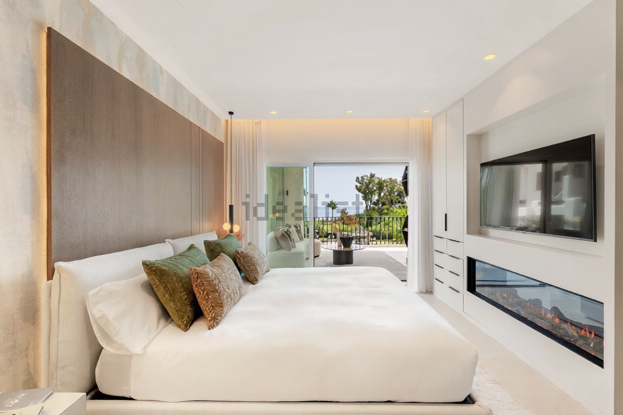 Квартира первая линия пляжа в Estepona — Спальня