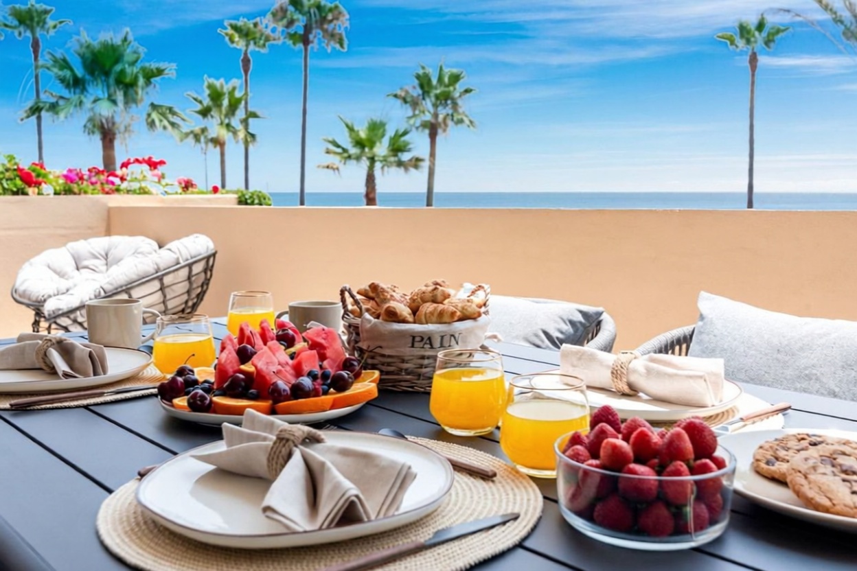 Apartamento em primeira linha de praia em Estepona