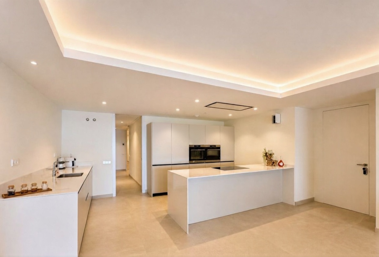 Piso en primera línea de playa en Estepona — Cocina