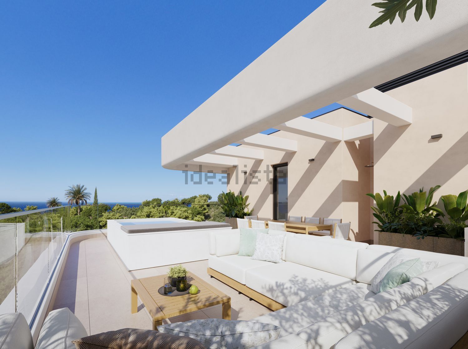 Пентхаус первая линия моря в Estepona — Морская терраса