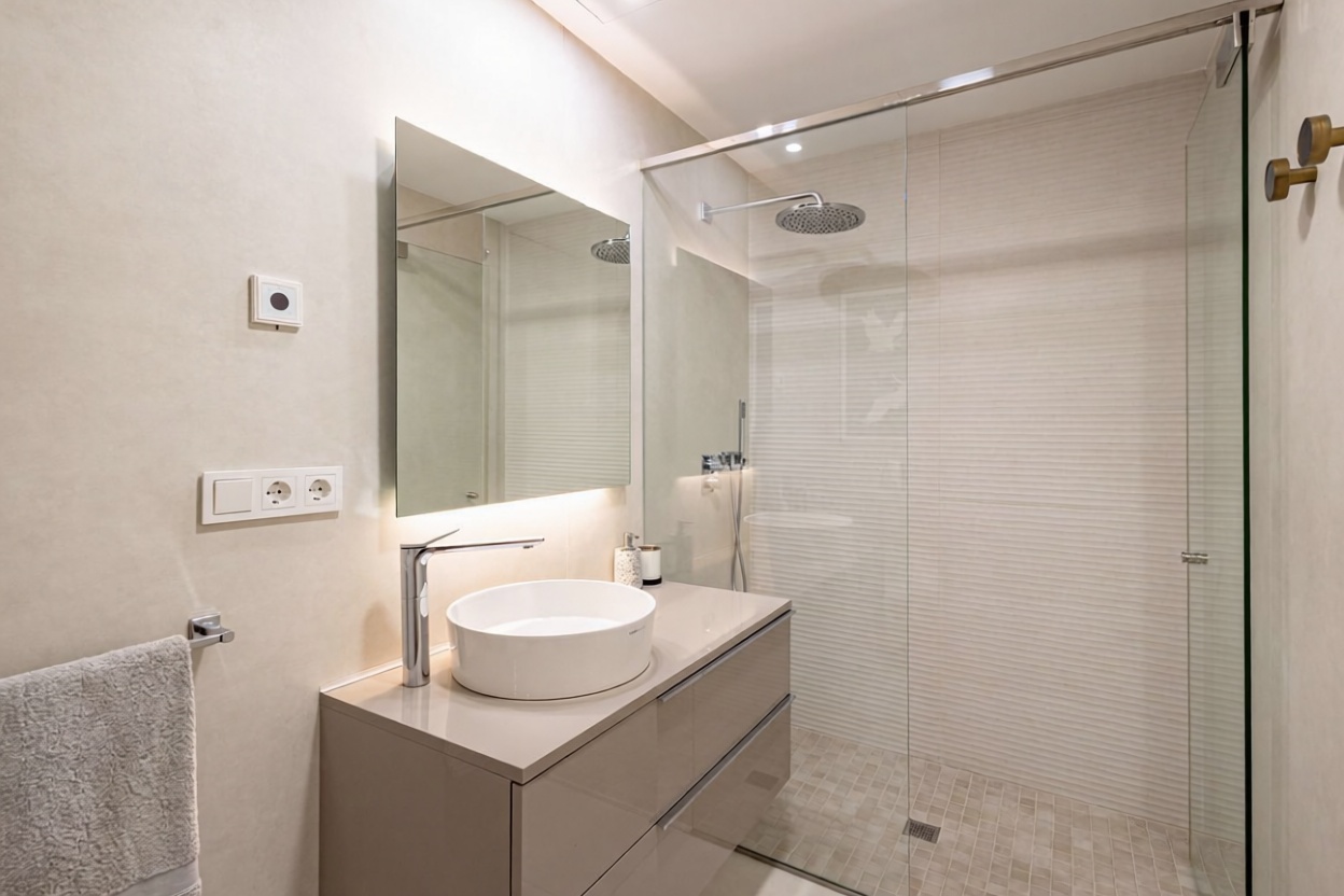 Beachfront flat in Estepona — Bedroom