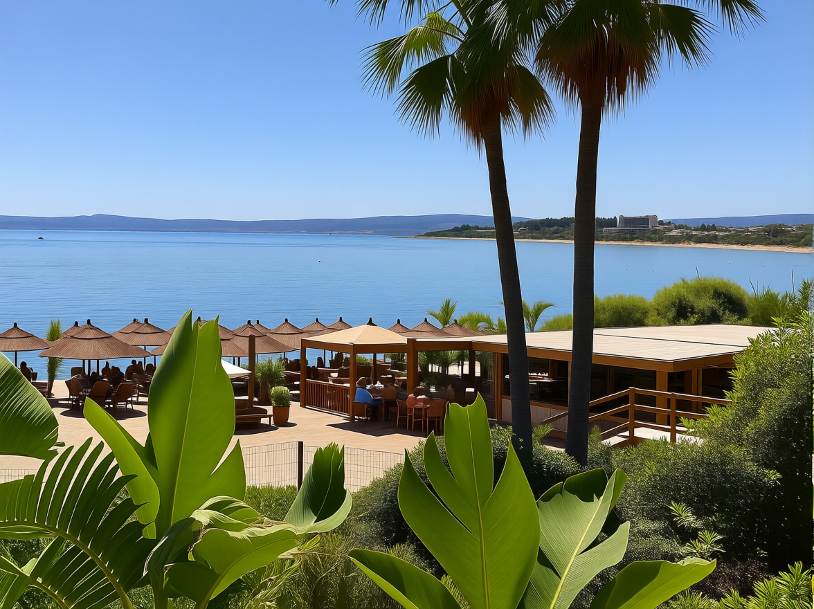 Chalet con acceso directo a playa en Estepona — Vista mar
