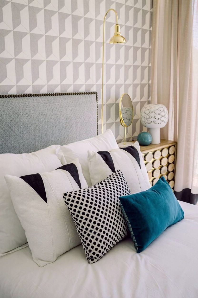 Seafront attic in Estepona — Bedroom