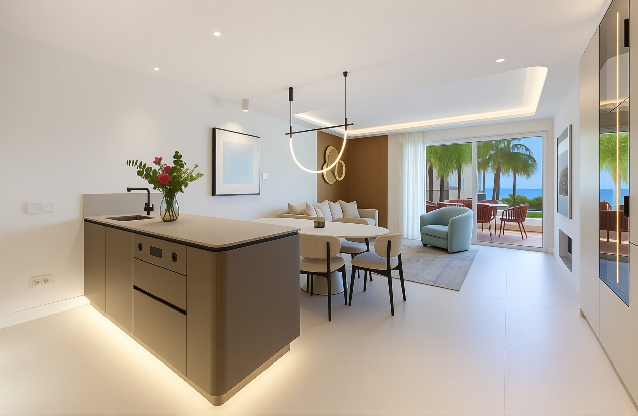Beachfront flat in Estepona — Kitchen