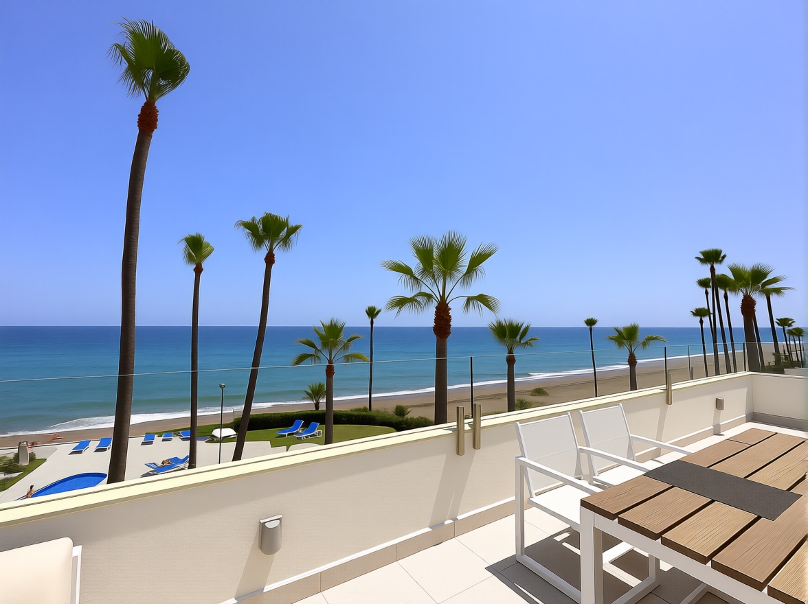 Ático em primeira linha de mar em Estepona