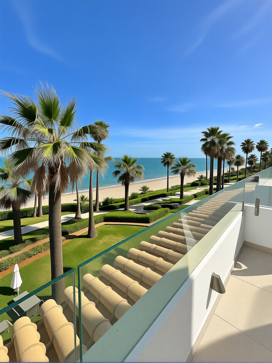 Ático em primeira linha de mar em Estepona