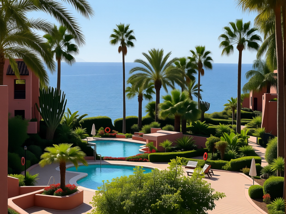 Appartement en première ligne de plage à Estepona — Vue mer