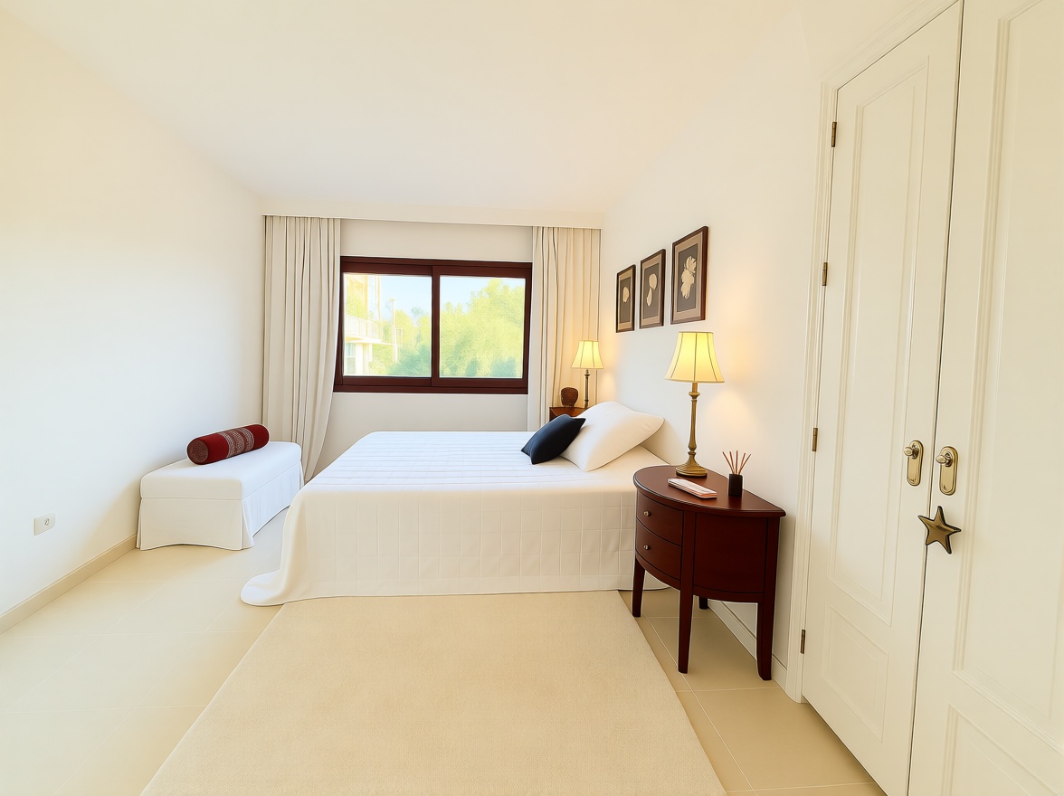 Appartement en première ligne de plage à Estepona — Chambre