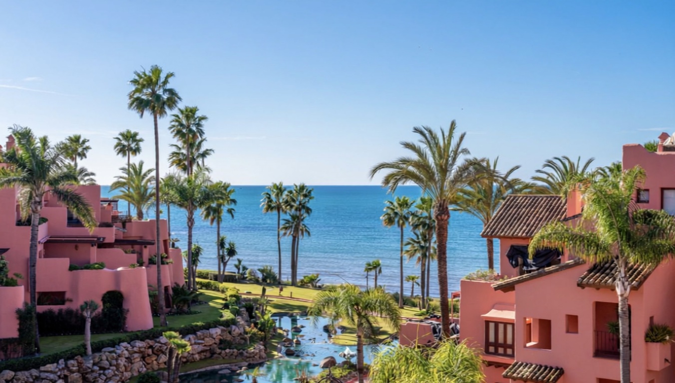 Ático em primeira linha de mar em Estepona