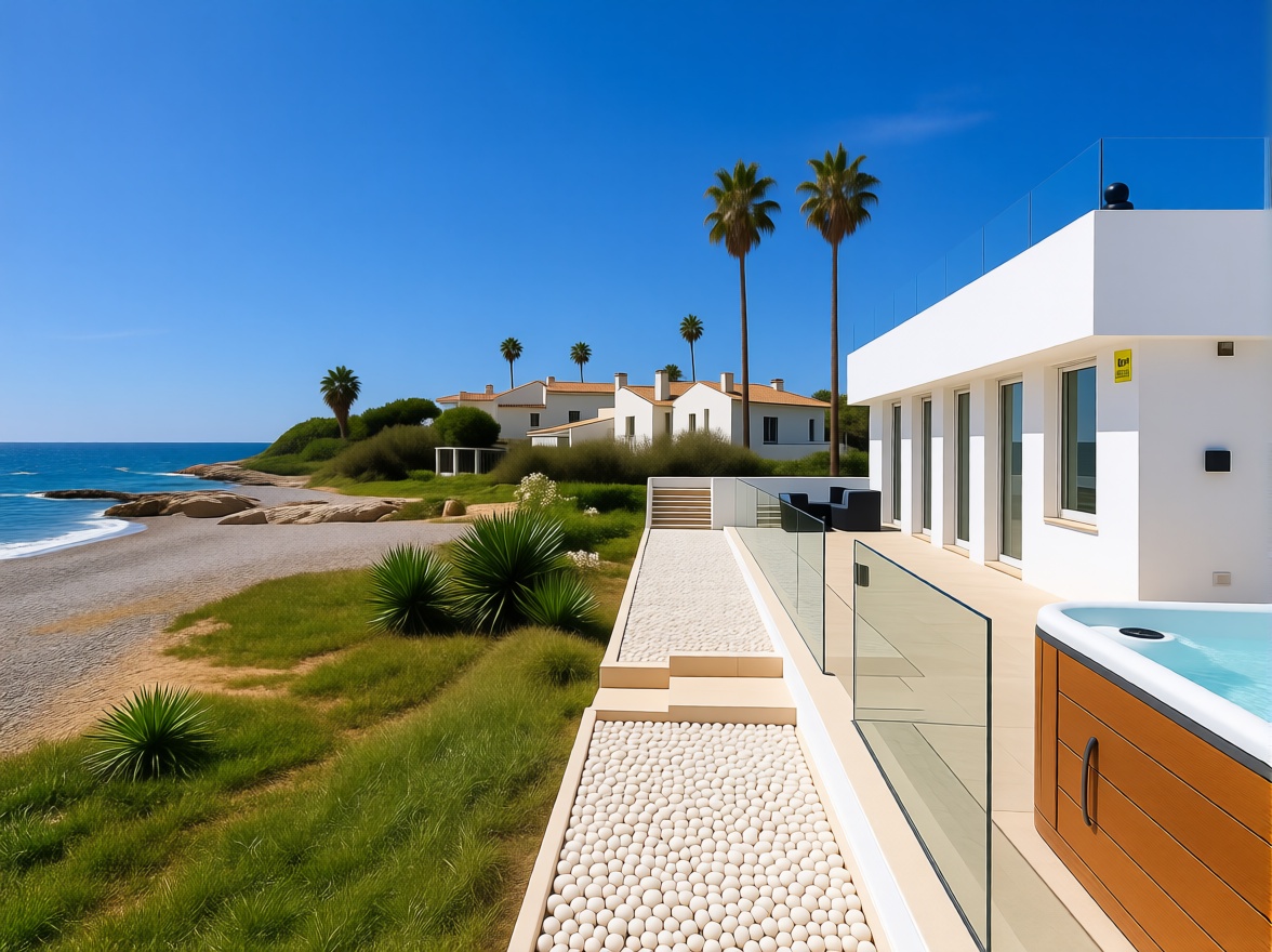 Chalet con acceso directo a playa en Estepona — Vista mar