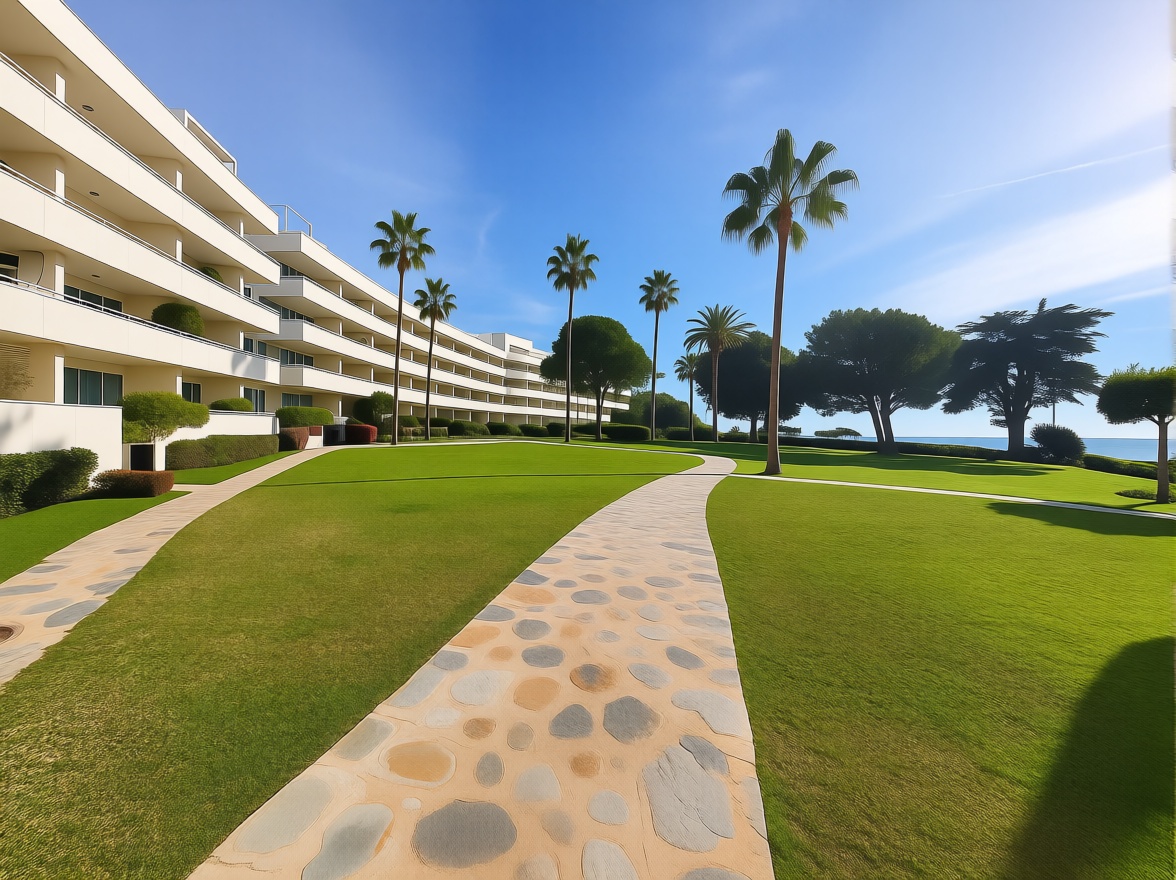Квартира первая линия пляжа в Estepona — Морской вид