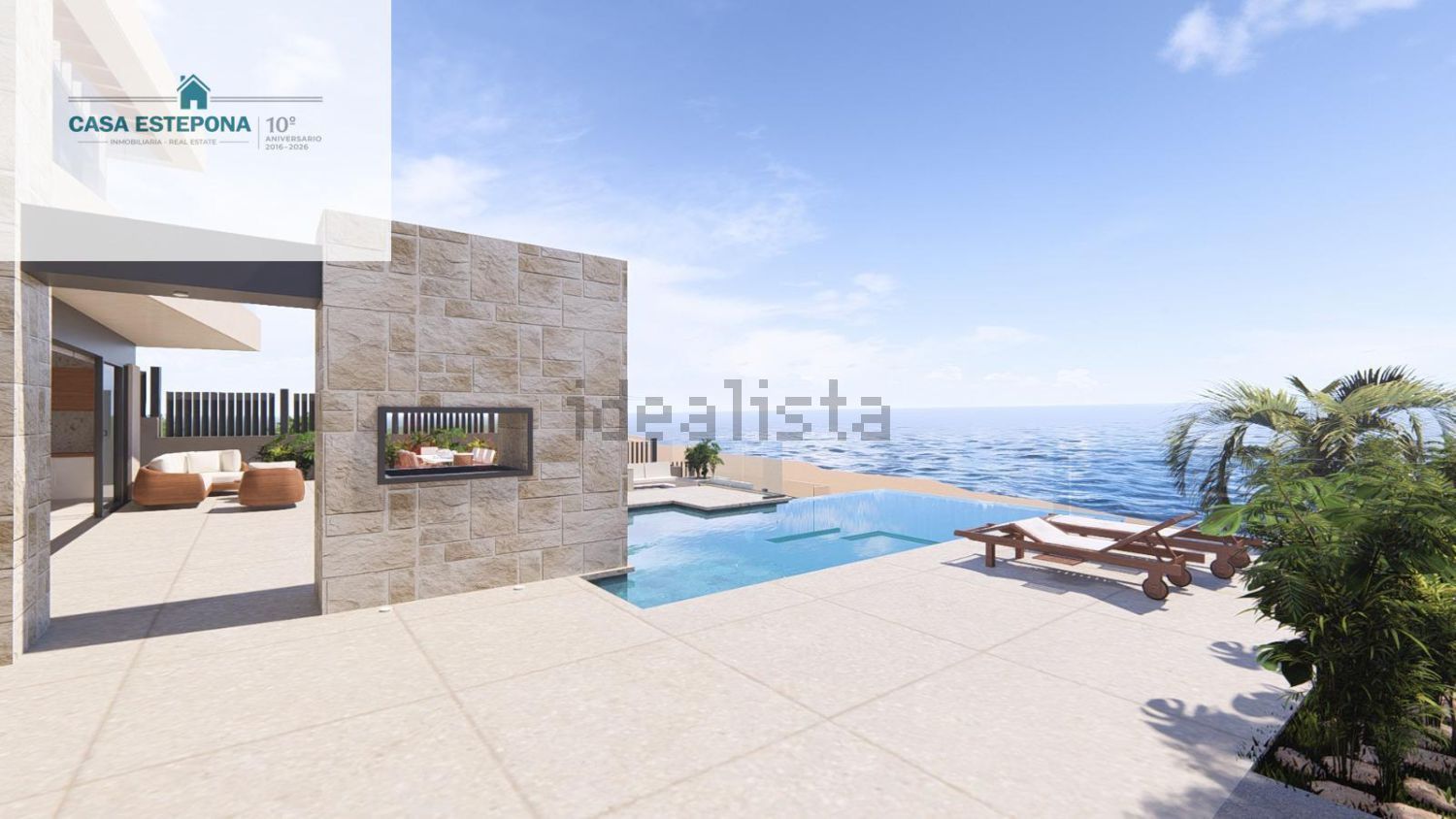Chalet mit direkter Strandzugang in Estepona