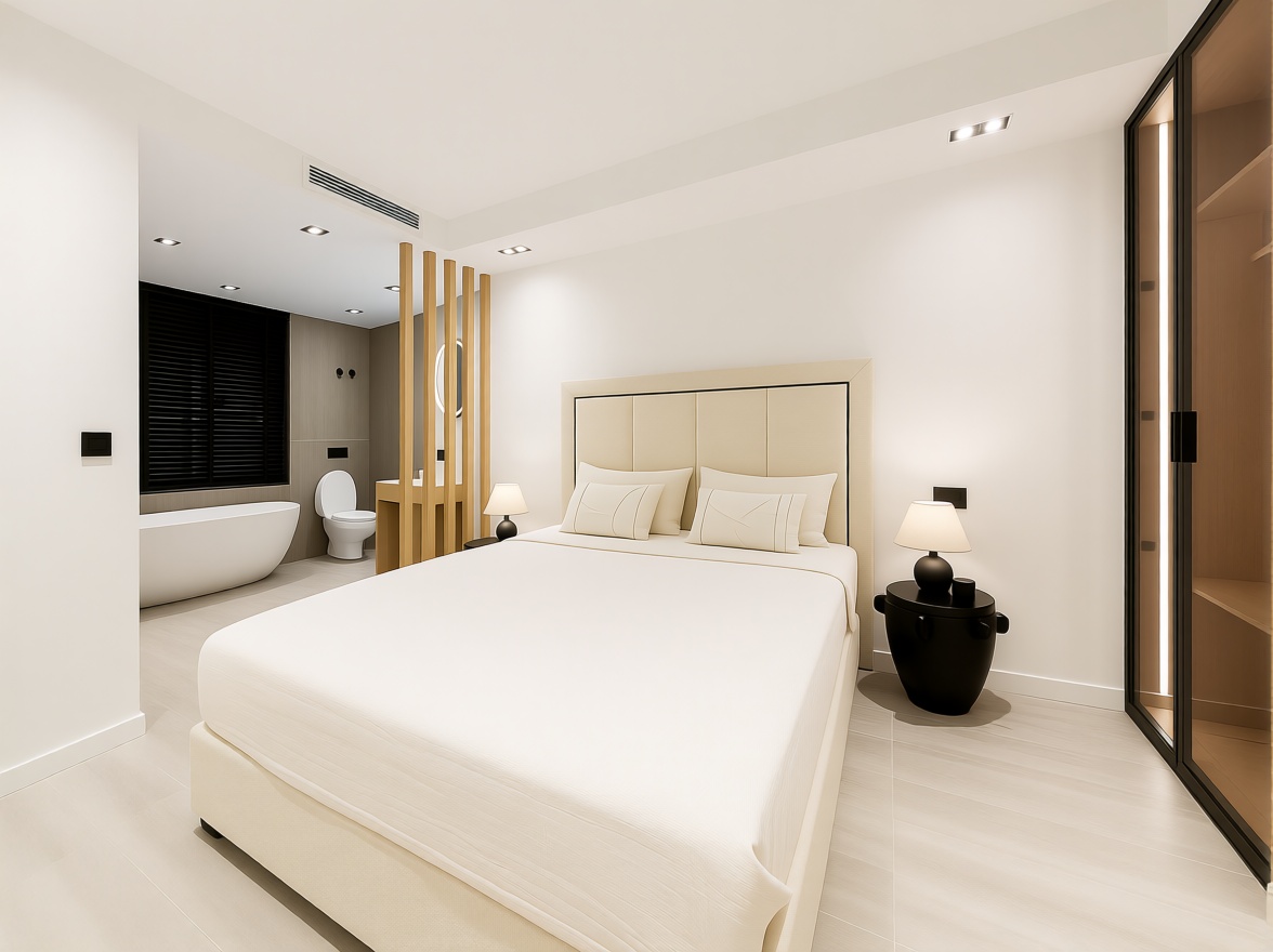 Piso en primera línea de playa en Estepona — Dormitorio