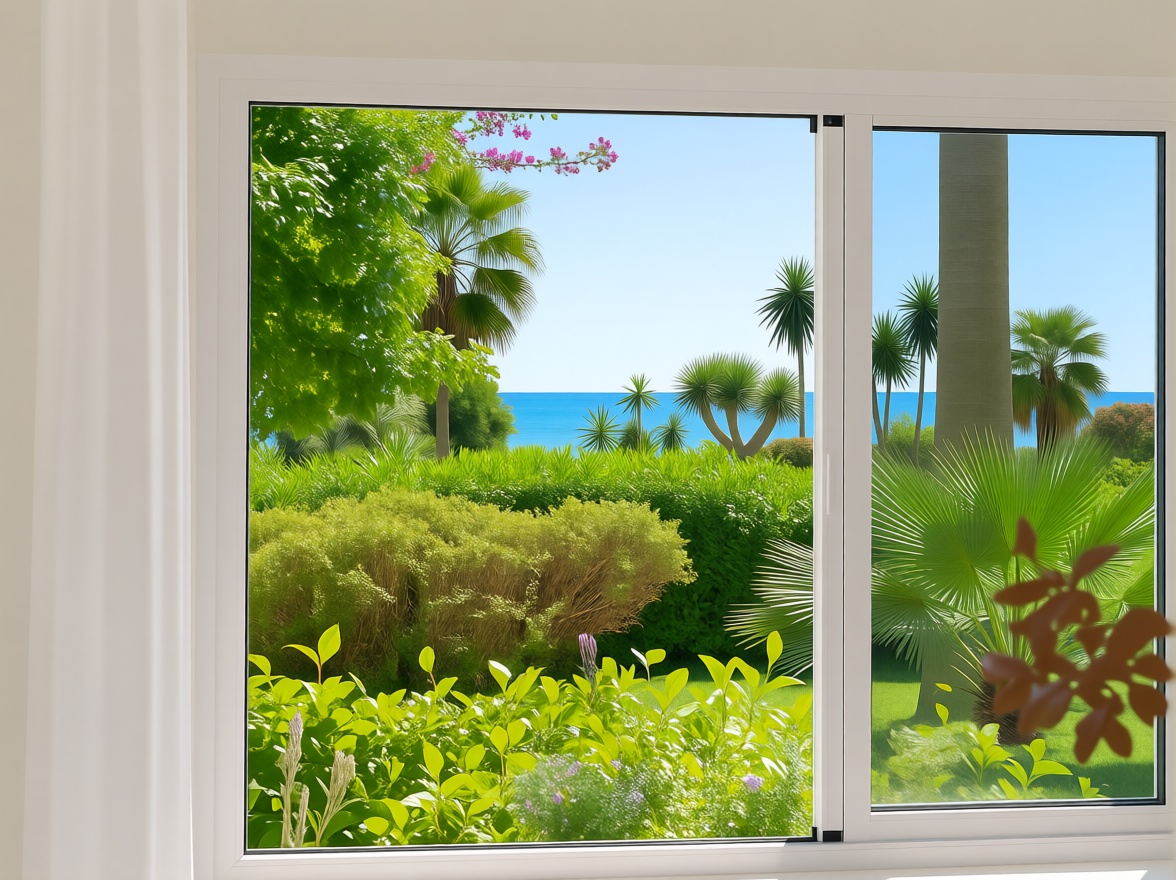 Beachfront flat in Estepona — Sea view
