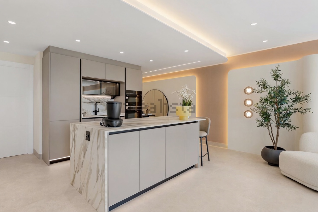 Beachfront flat in Estepona — Bedroom