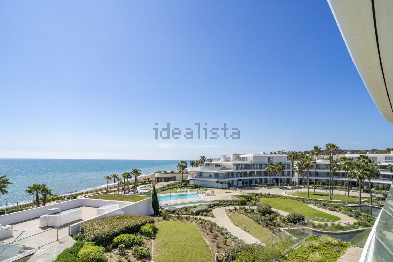 Квартира первая линия пляжа в Estepona — Морской вид