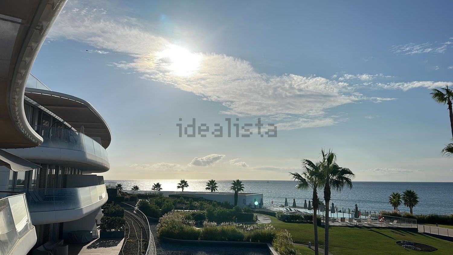 Квартира первая линия пляжа в Estepona — Морской вид