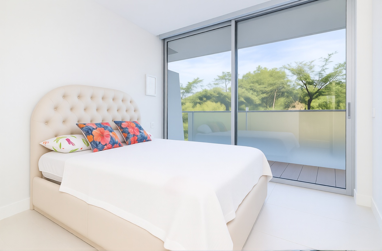 Wohnung in erste Strandlinie in Estepona — Schlafzimmer