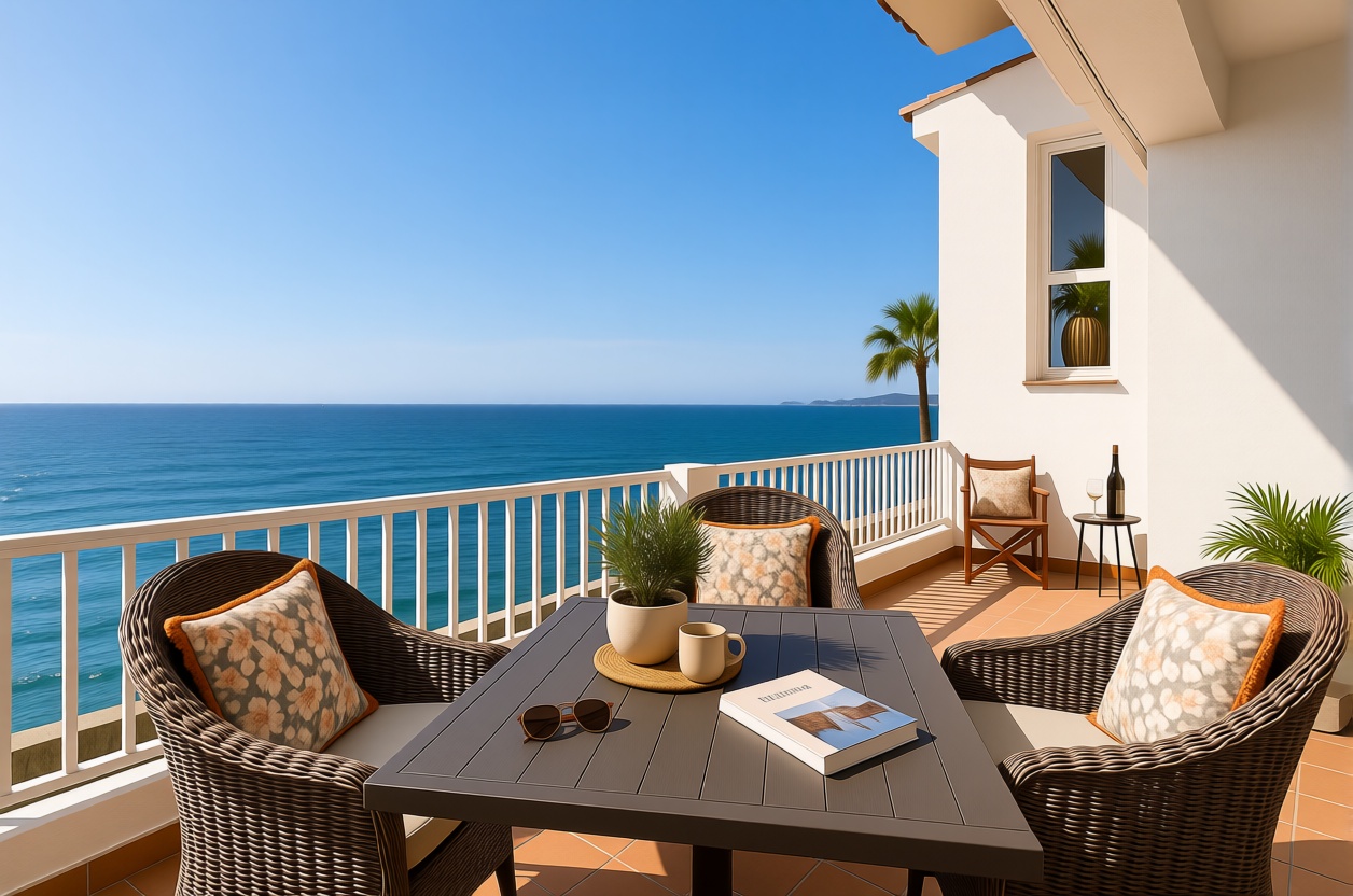 Duplex en première ligne de plage à Estepona