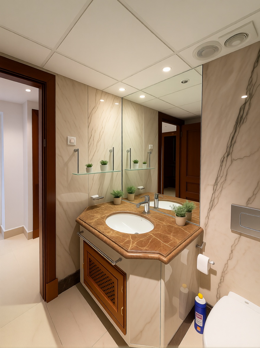 Wohnung in erste Strandlinie in Estepona — Bad