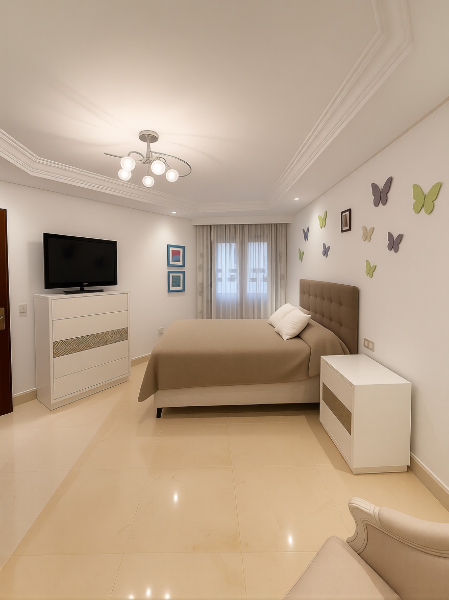 Wohnung in erste Strandlinie in Estepona — Schlafzimmer