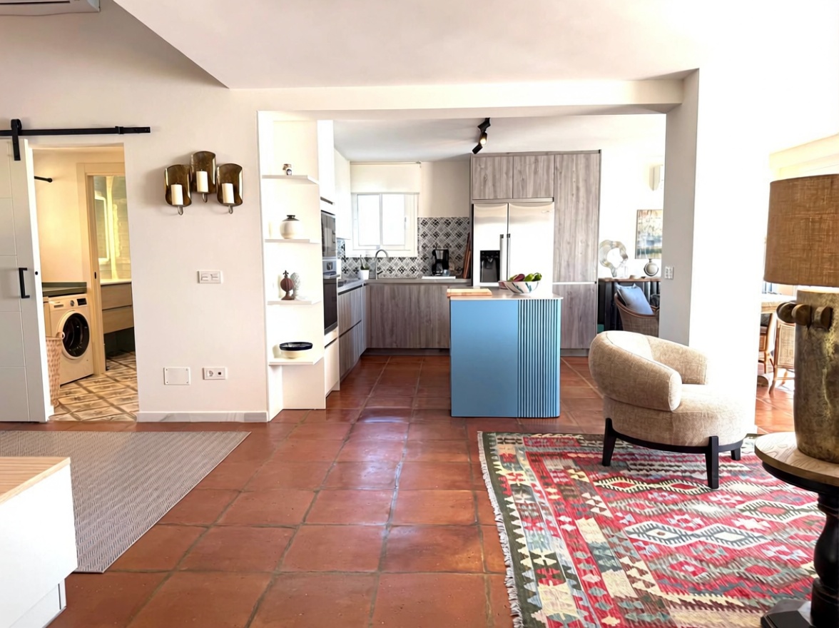 Beachfront duplex in Estepona — Kitchen