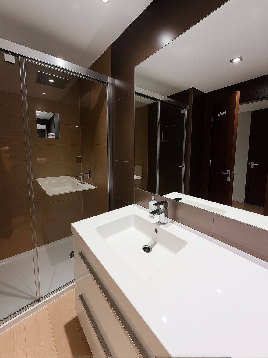 Beachfront flat in Estepona — Bathroom