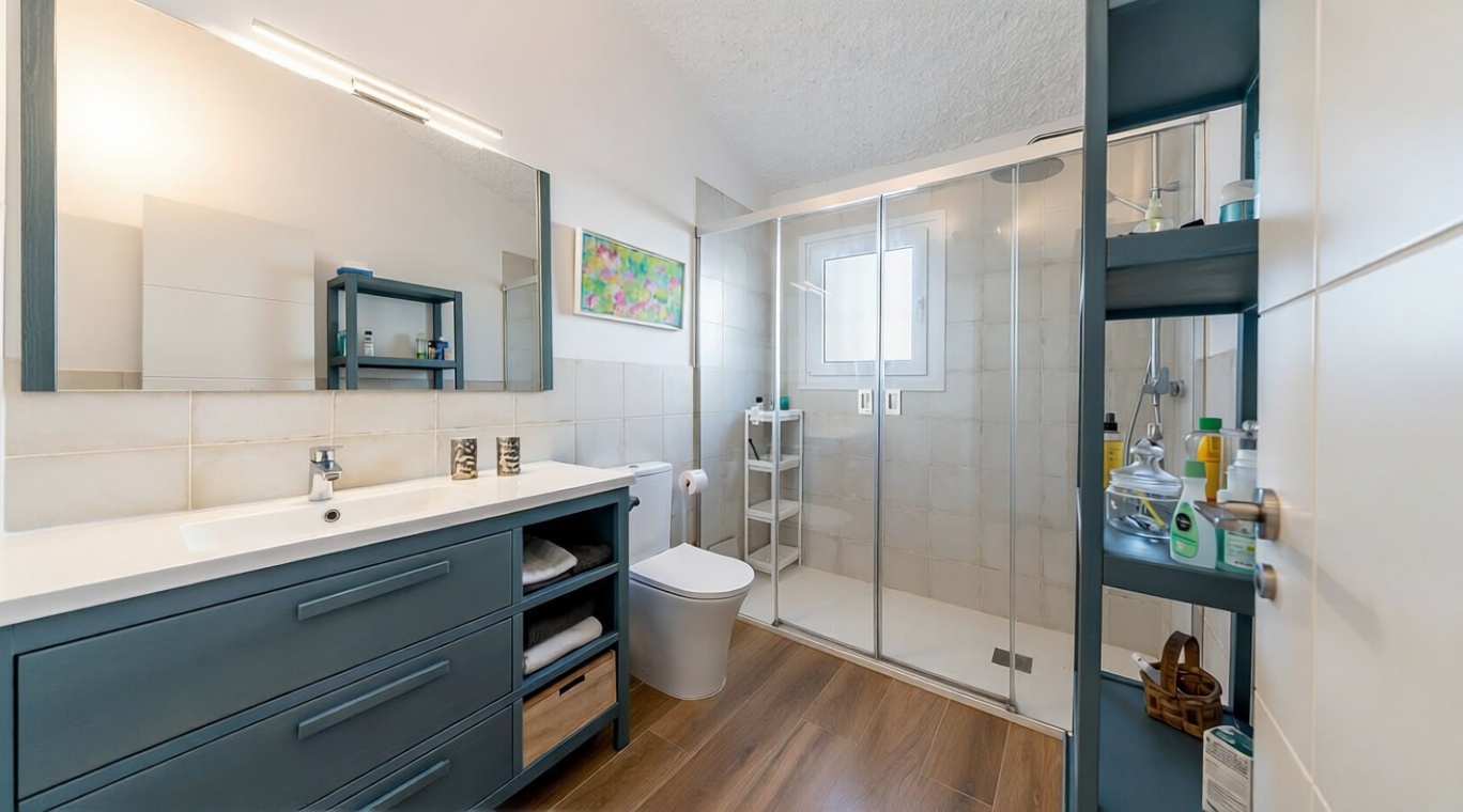 Chalet con acceso directo a playa en Estepona — Baño