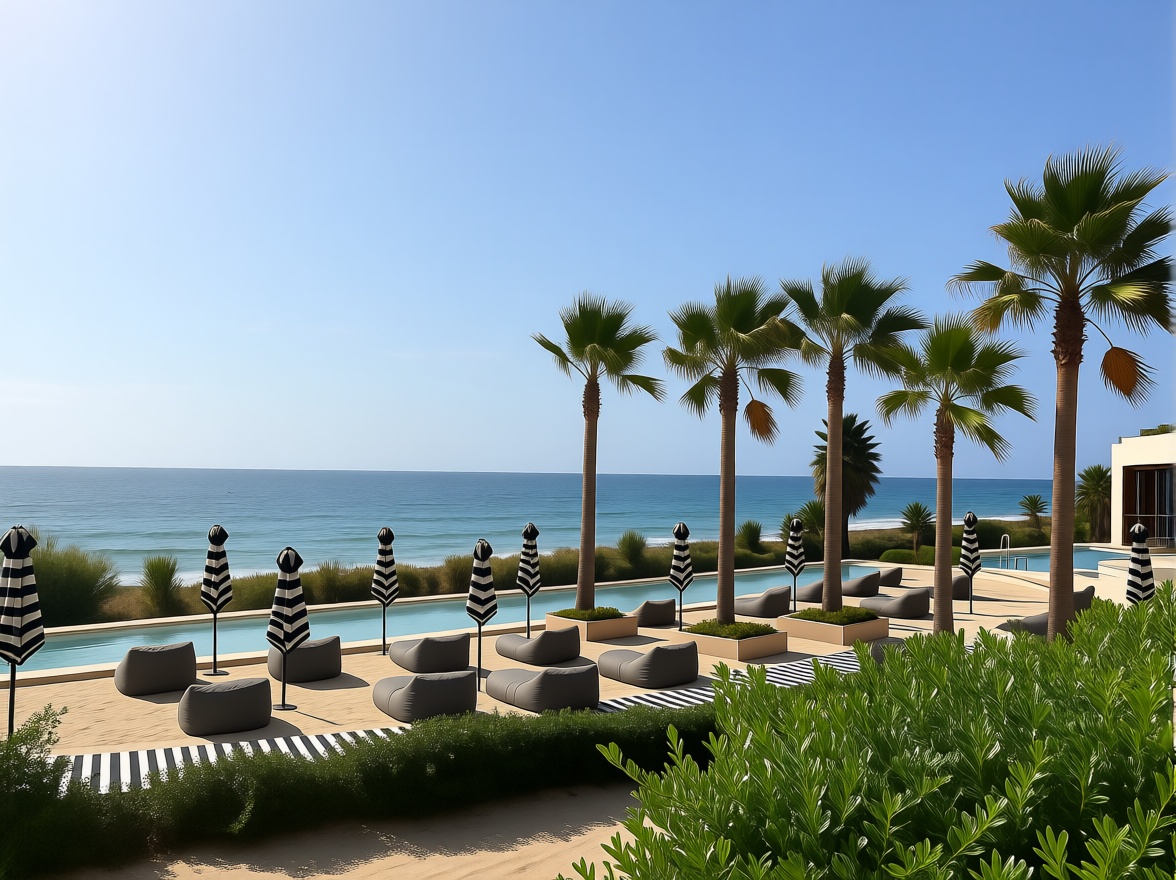 Beachfront flat in Estepona — Sea view
