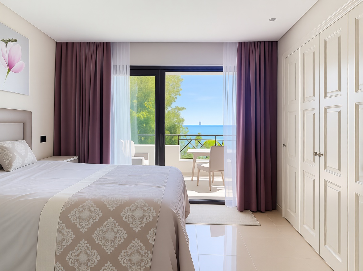 Beachfront flat in Estepona — Bedroom