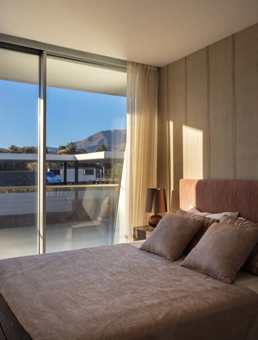 Beachfront flat in Estepona — Bedroom