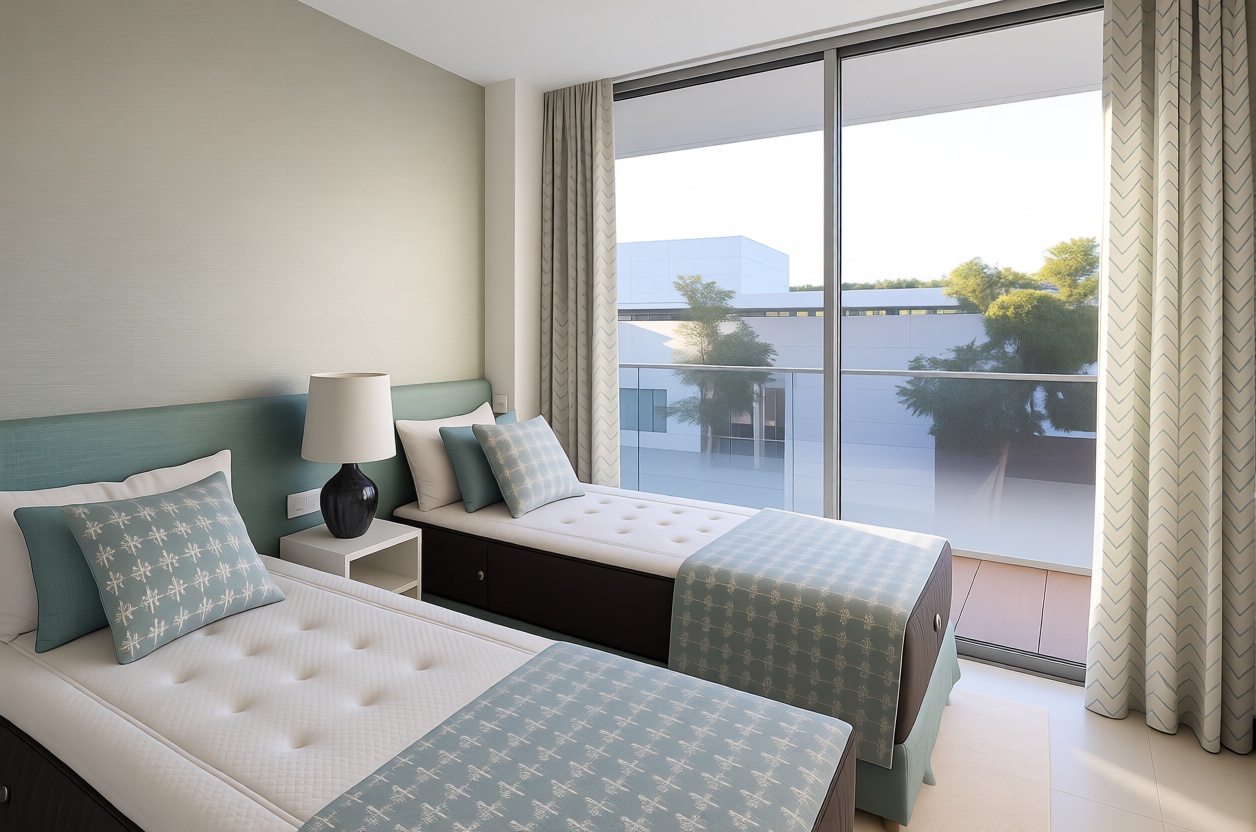 Beachfront flat in Estepona — Bedroom
