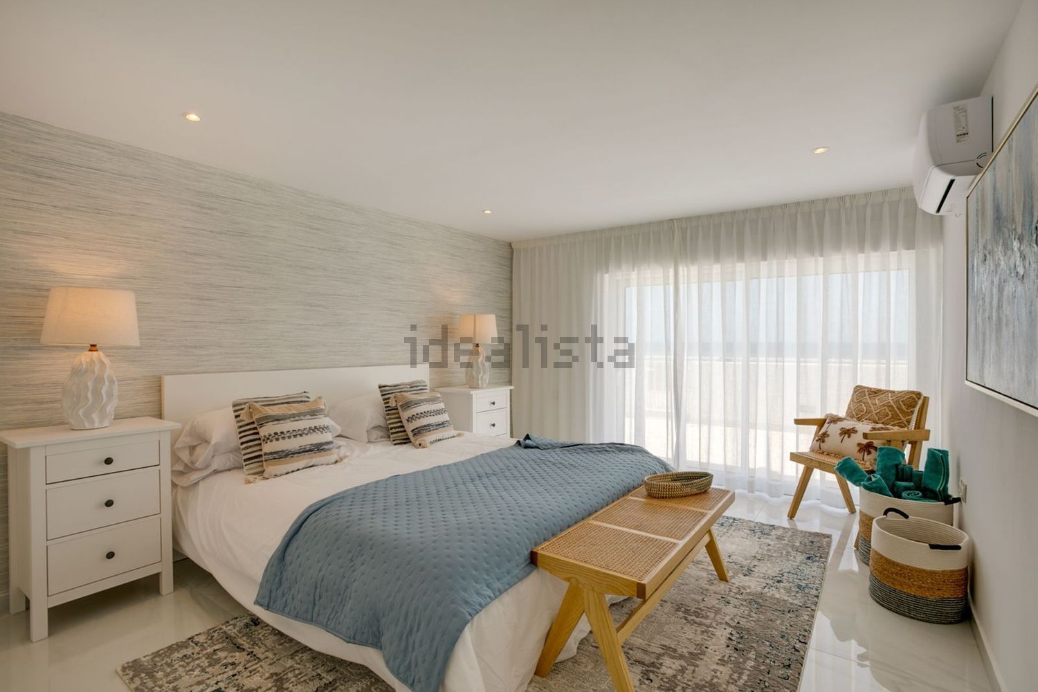 Chalet avec accès direct à la plage à Estepona — Chambre