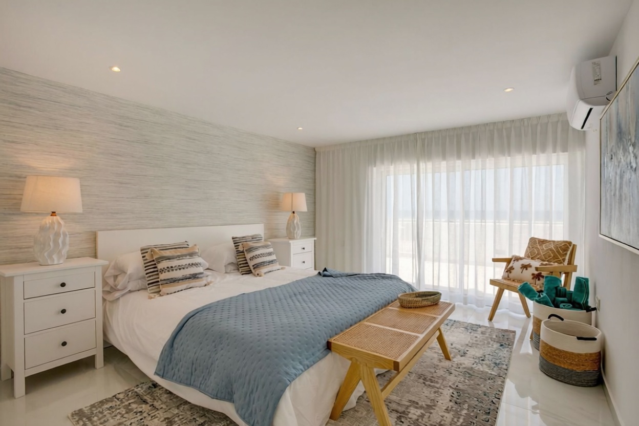 Chalet avec accès direct à la plage à Estepona — Chambre